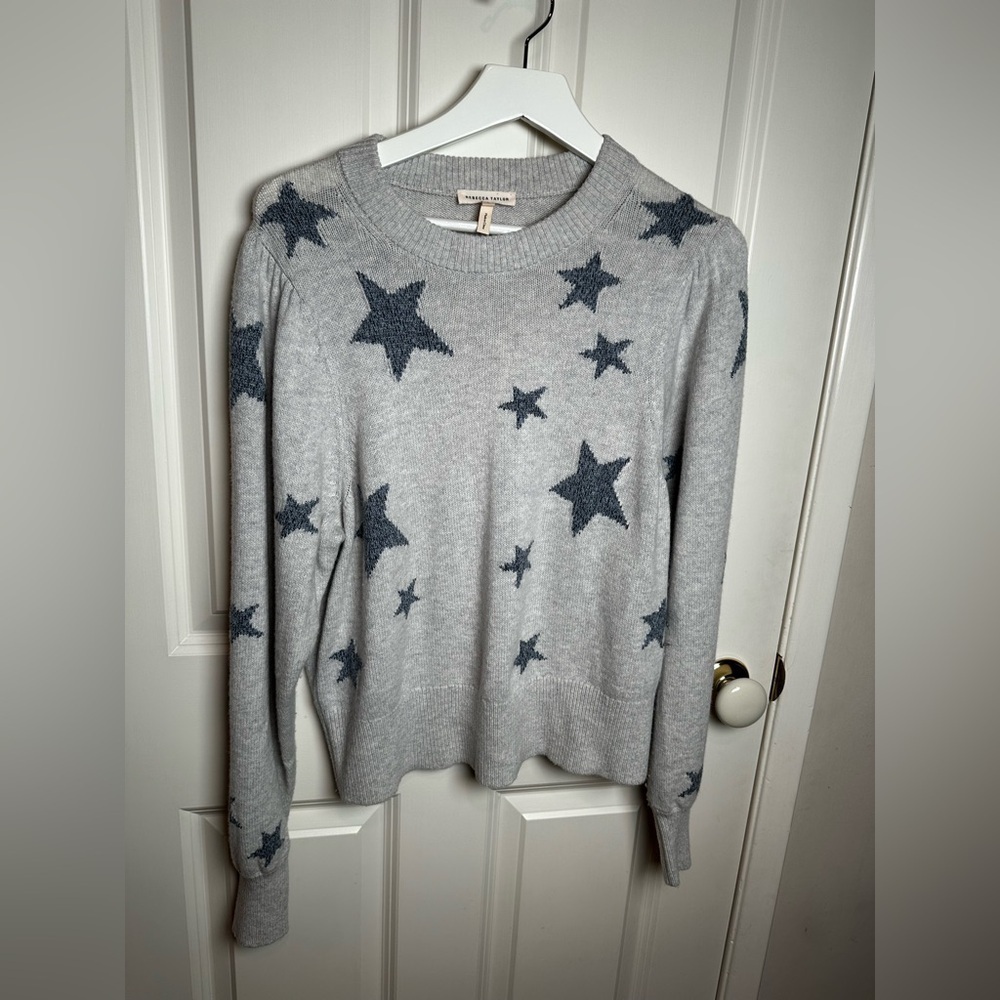 Rebecca Taylor Light Gray Knit Sweater - Picture 8 of 8